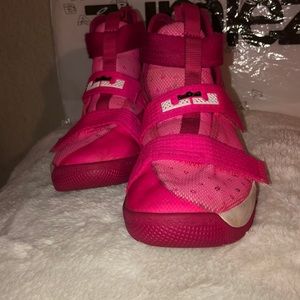 Pink Nike Lebron Soldier 10.
